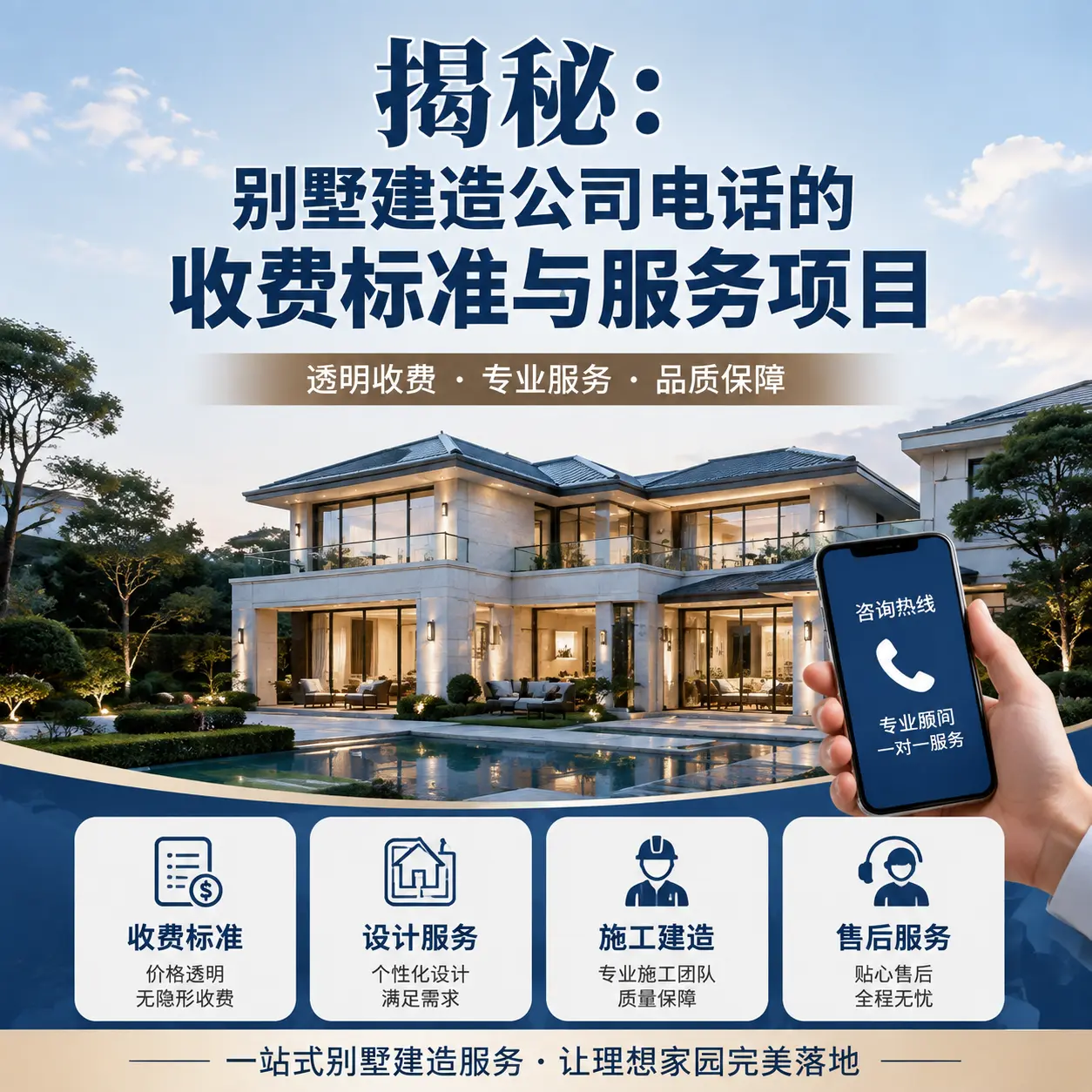 揭秘：独山别墅建造公司电话的收费标准与服务项目