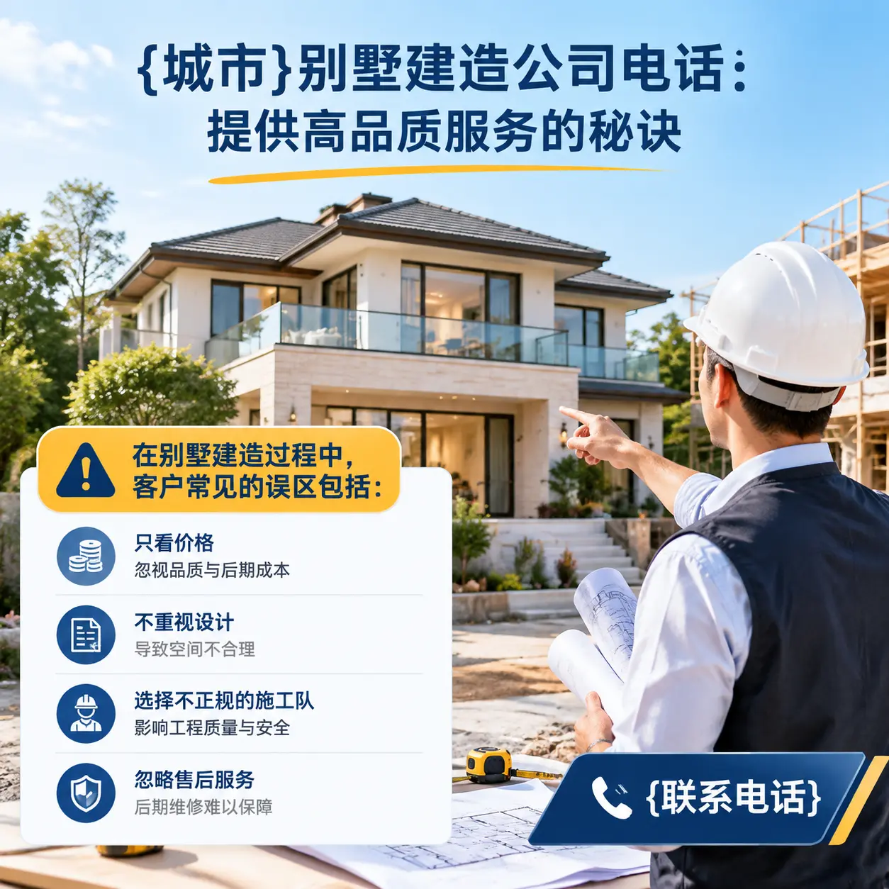 独山别墅建造公司电话：提供高品质服务的秘诀