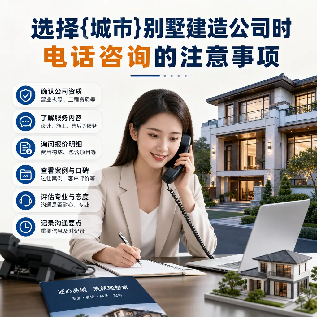 选择独山别墅建造公司时,电话咨询的注意事项