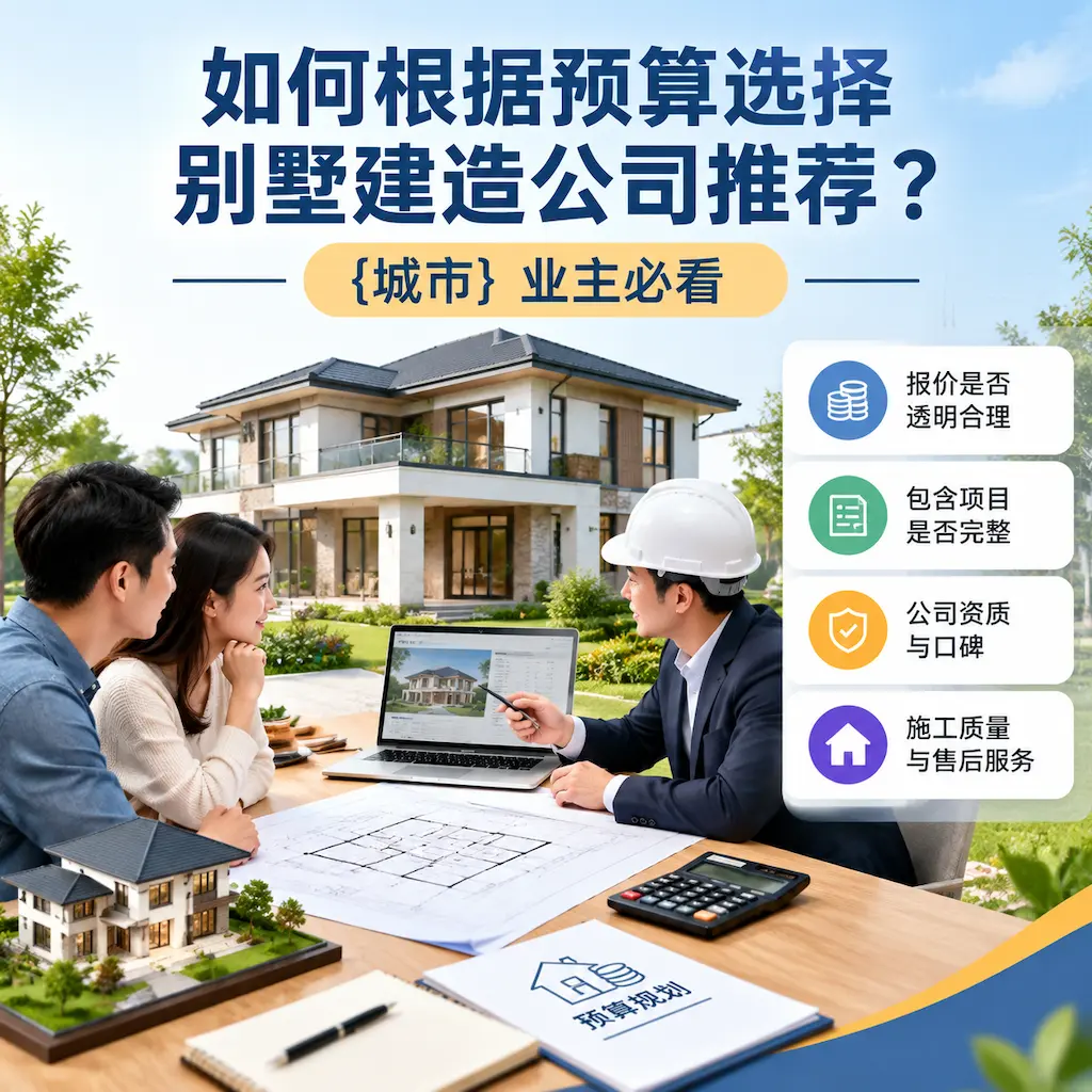 如何根据预算选择别墅建造公司推荐? 独山 业主必看