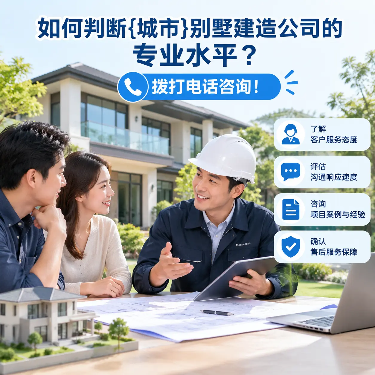 如何判断独山别墅建造公司的专业水平?拨打电话咨询!